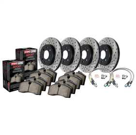 Sport Disc Brake Kit w/Cross-Drilled And Slotted Rotor 978.42014
